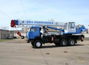 Аренда Автокрана 25 тонн 22-40 метров шоссейник в Перми